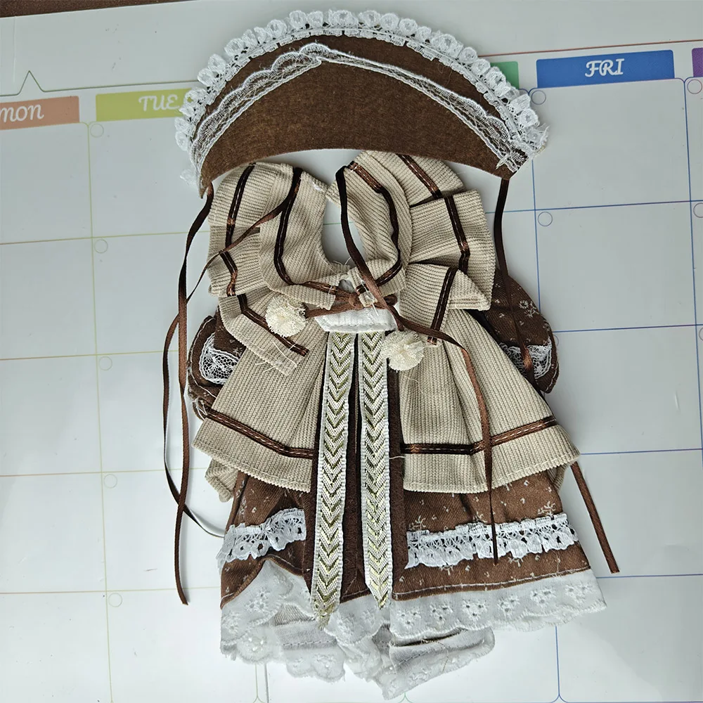Vestiti carini per le bambole 30 cm con cappello per 1/6 12 pollici Bjd vestiti per le bambole cameriera uniforme signore vestito cosplay ragazza copricapo calzini regalo