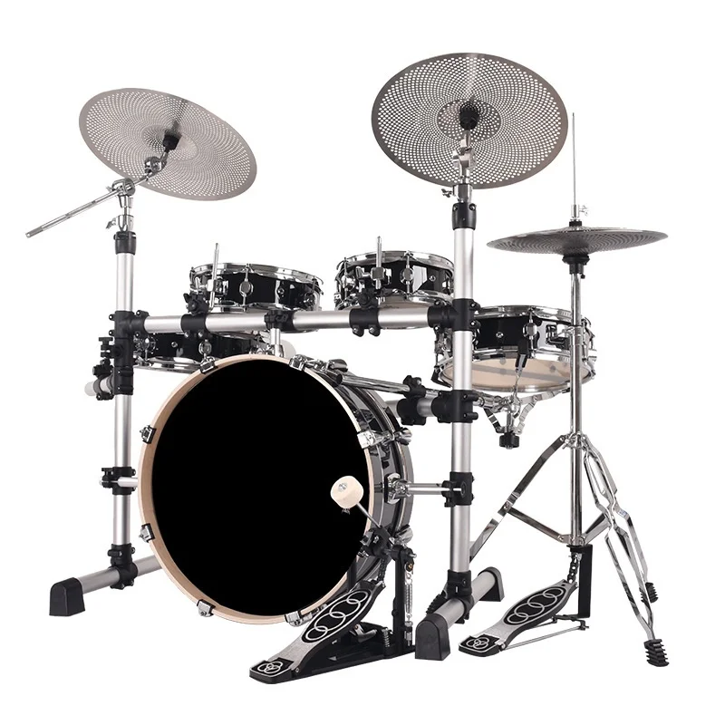 

Portable Drum Set Space Aluminum Classical Drum Set Jazz Drum Set