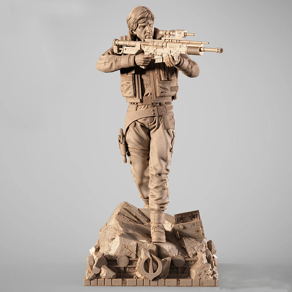 1:16 شخصية كايل رينفوي عالية التفاصيل | مصغرة الراتنج ثلاثية الأبعاد | مجموعة نماذج وكيل المتمردين غير المطلية (A1123) #1