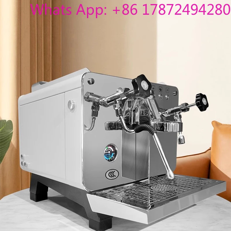 

New semi-automatic single-head coffee machine with pre-infusion function and PID system E61 brewing head