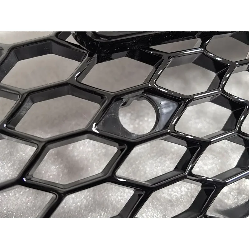 Frontstoßstangen-Nierengrill für Audi A3 8V S3 Sline 2014-2016 Wabengrill-Schutzabdeckung Auto-Zubehör Karosserie-Kit Tuning – Detail 6