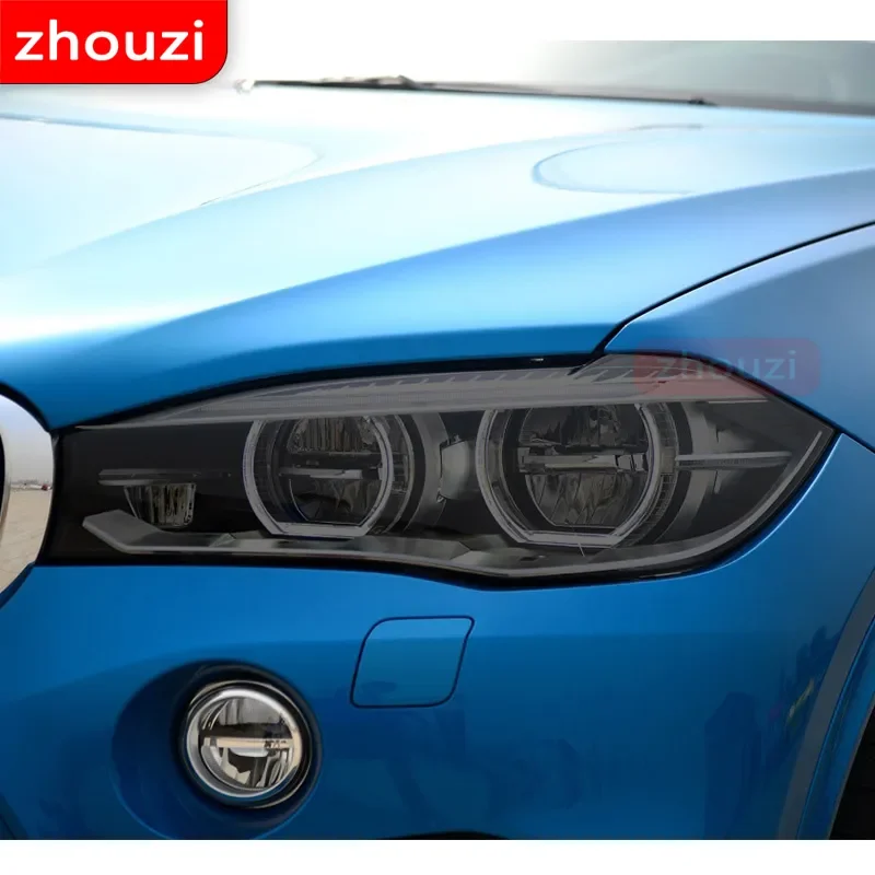 2 шт. для BMW X5 F15 M F85 G05 тонировка для автомобильных фар Черная защитная пленка виниловая защита прозрачная наклейка из ТПУ аксессуары