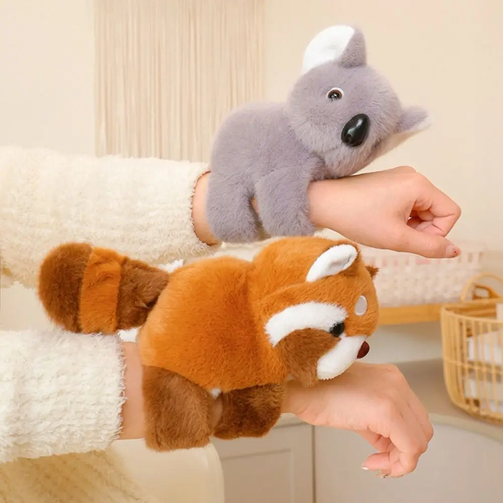 動物園シリーズカメスラップブレスレット手首スタイルシミュレーションぬいぐるみスラップブレスレットナマケモノコアラ象ぬいぐるみリストバンド子供
