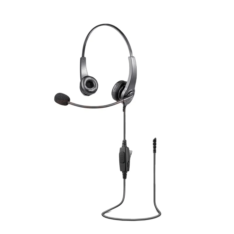 Noise Cancelling Earphones Light Weight Call Center Headset Headphones for Motor Walkie Talkie