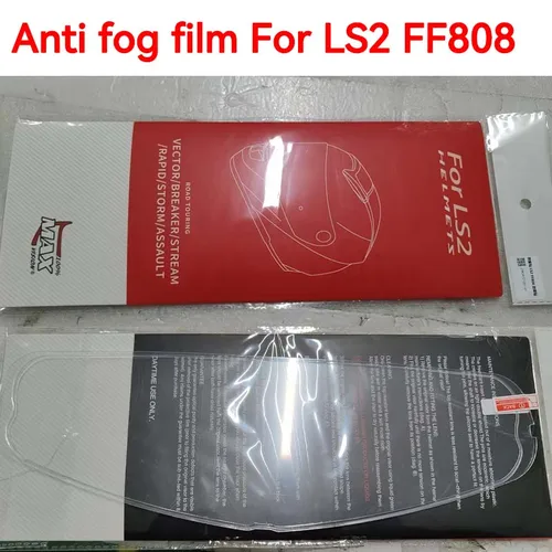 Imagen 2 del producto Visera de casco ff808, película antiniebla para LS2 Ff808 FF808, viseras de lente para casco de motocicleta, pegatina antiniebla, accesorios para casco