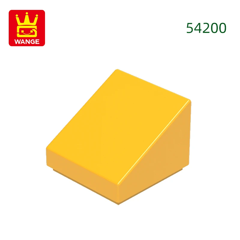 Wange 543 stks/partij 54200 1x1 Helling Bouwstenen Geneigd Panel Bricks DIY Compatibel met alle Merk Speelgoed voor Kinderen Geschenkdoos