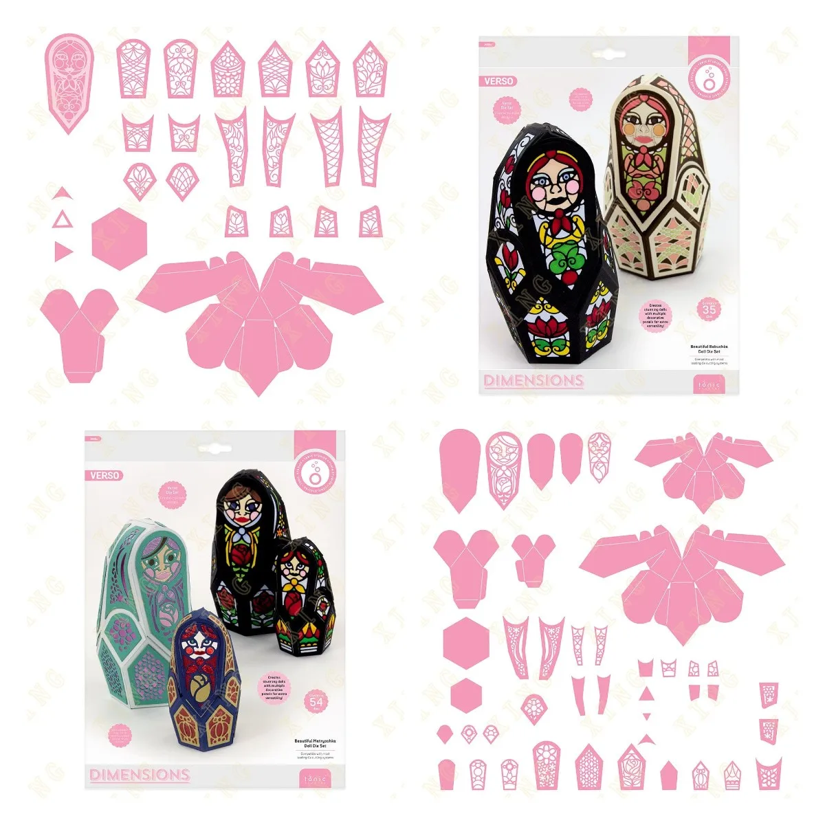 

Beautiful Babushka Doll Die Set Metal Craft Cutting Diy Scrapbook Paper Diary Decoration Card Handmade Embossing New Product