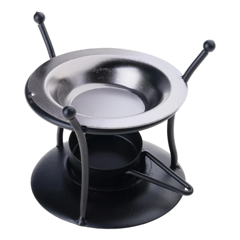 Waxes Melt Burners Essential Oil Burners,Iron Oil Burners Tealight Waxes Warmers Aromatherapys Holder Scented 3XUF
