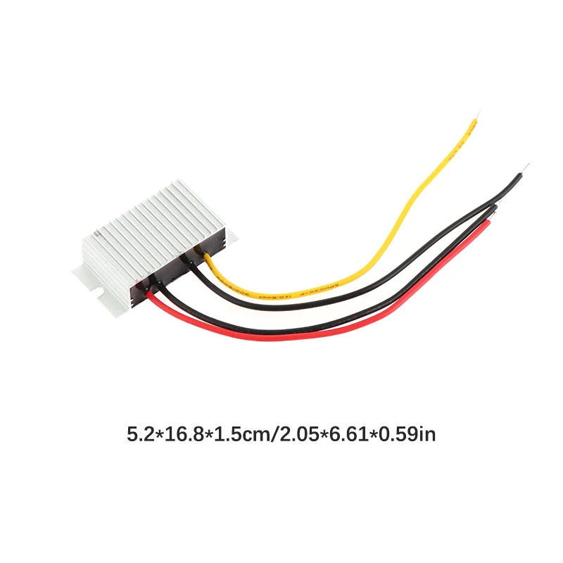 1 buah 24V ke 12V 5A DC konverter Step Down Regulator tegangan modul Reducer catu daya untuk lampu Led mobil truk perahu