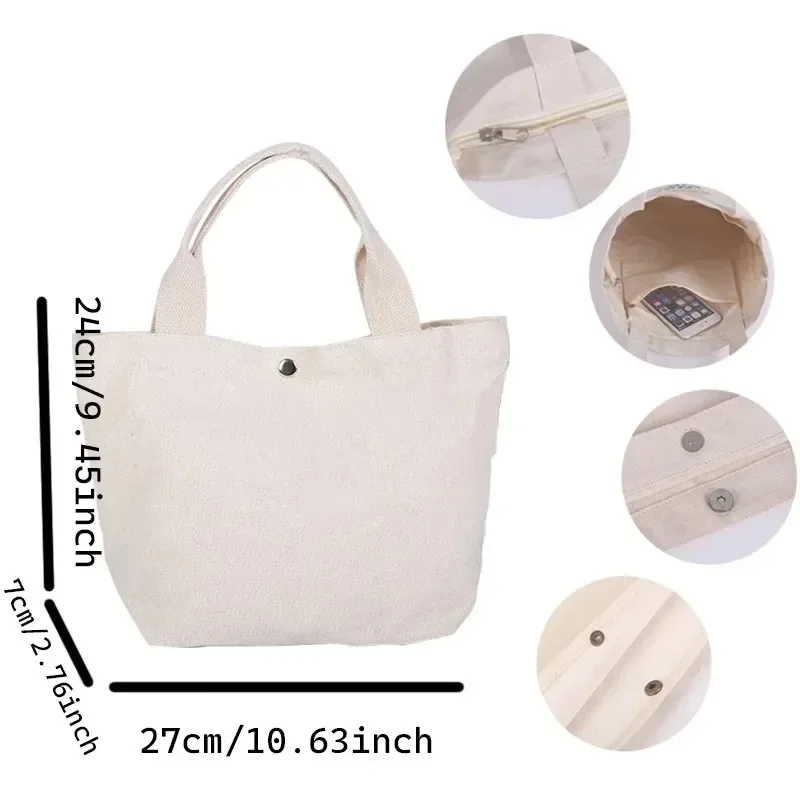 غابي دمية حمل الحقائب للمرأة أنيمي القطط حقائب اليد موضة التسوق السفر مكتب المحمولة حقيبة قماش كيس مزموم هدية عيد ميلاد #6