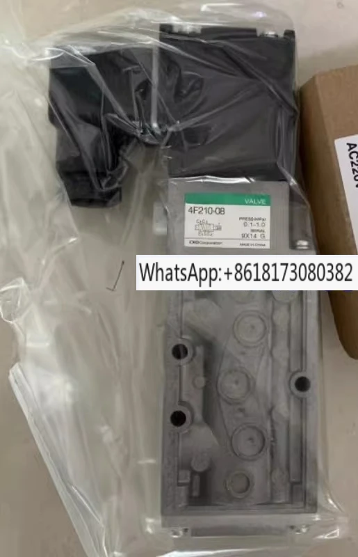 

Original solenoid valve 4F210-08-AC220V DC24V 4F210-08-AC110V brand new and genuine