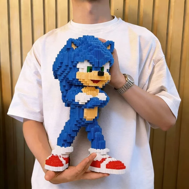 

Набор строительных блоков SONIC, 3650 деталей, серия игрушек-конструкторов для детей, гранулированные кирпичики, подарок на Рождество для детей