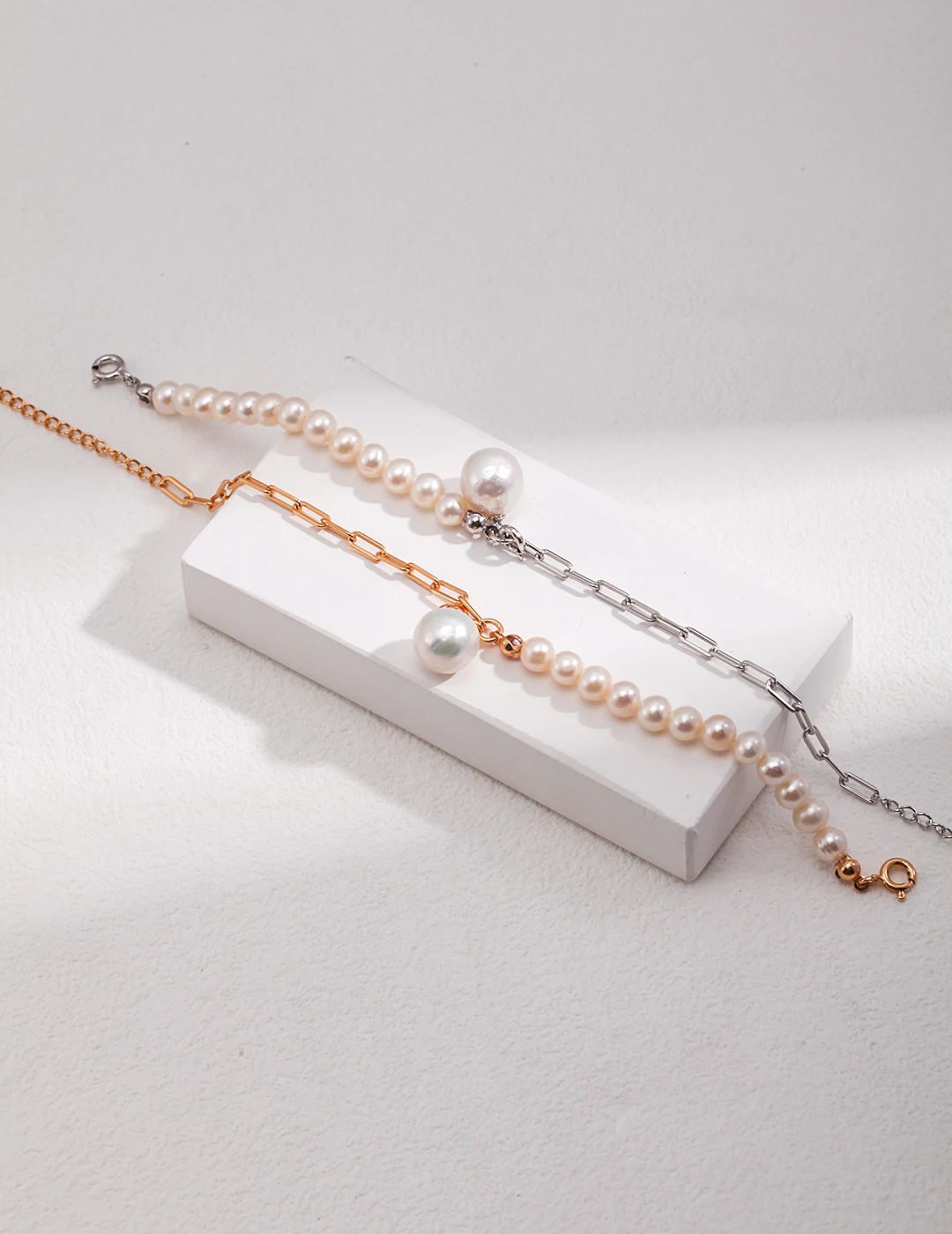 

925 silver pearl bracelet