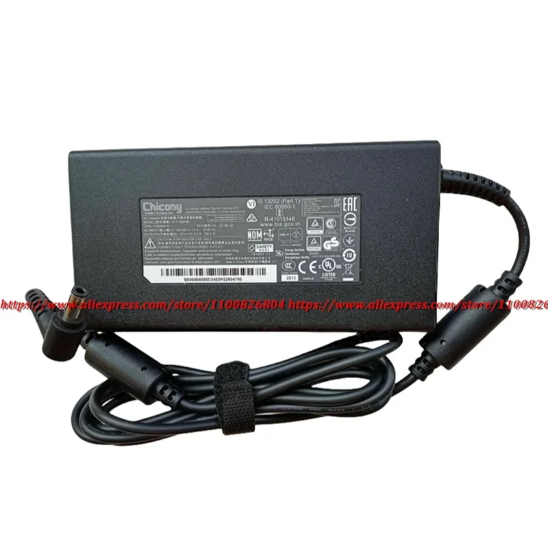 Original AC Adapter Charger For Chicony 20V 9A 180W 5.5x2.5mm A17-180P4B A180A051P A180A068P COLORFUL MSI Laptop Power Supply