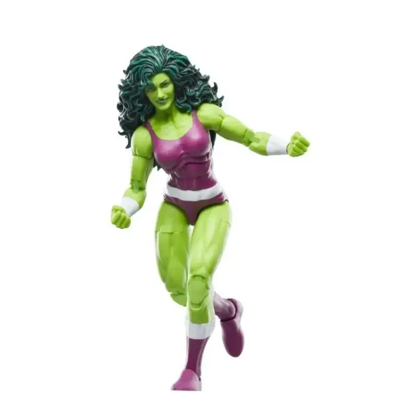 Hasbro Marvel Legends Series She-Hulk Iron Man Comics Collectible 6-Inch Action Figure Toy Retro-Inspired Blister Card