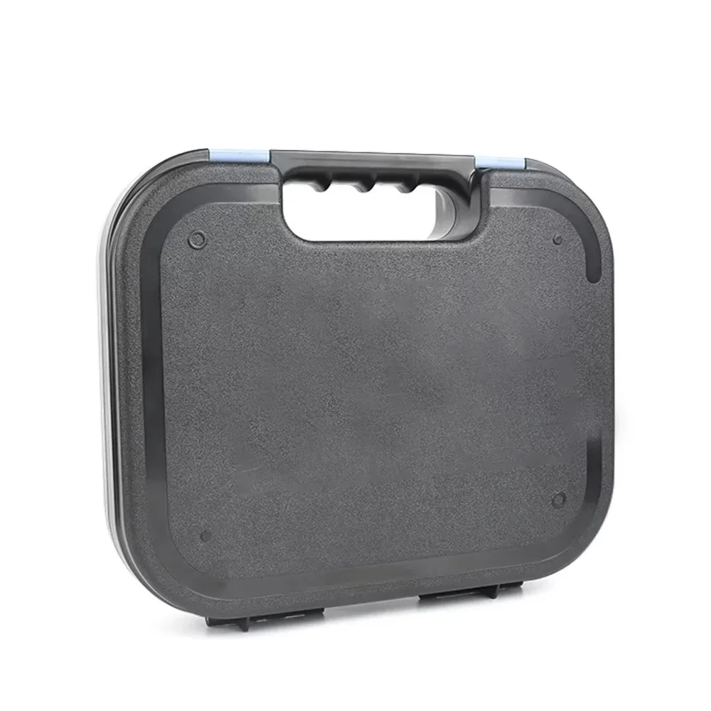 Tactical Pistol Safety Case Gun Storage Box for Glock, Hard Shell Tool Storage Box Padded Foam Lining Hunting Accessories