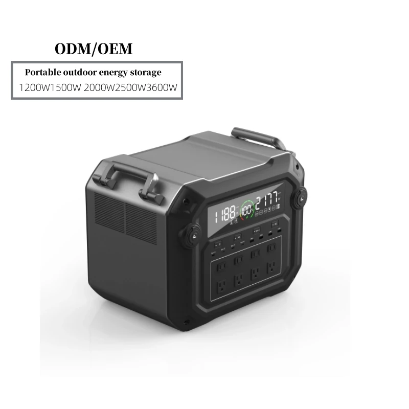 

2500W 3600W Lifepo4 Solar Powered Inverter Generator New Energy Power Supply For Camping Portable Power Station For Home Backup