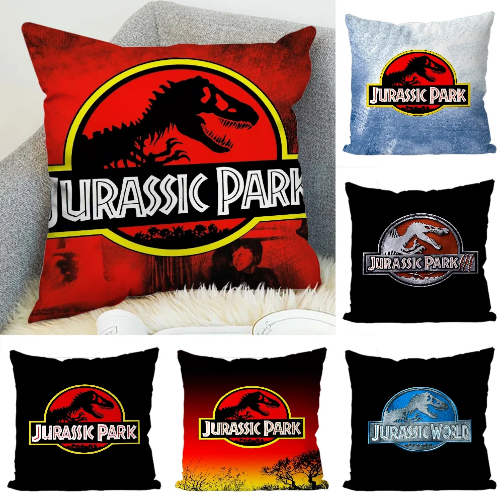 

Throw Pillow Covers J-Jurassic Park Pillow Cases 40x40 Home and Decoration Cushion Cover 50x50 Decorative Cushions 45x45 Sofas