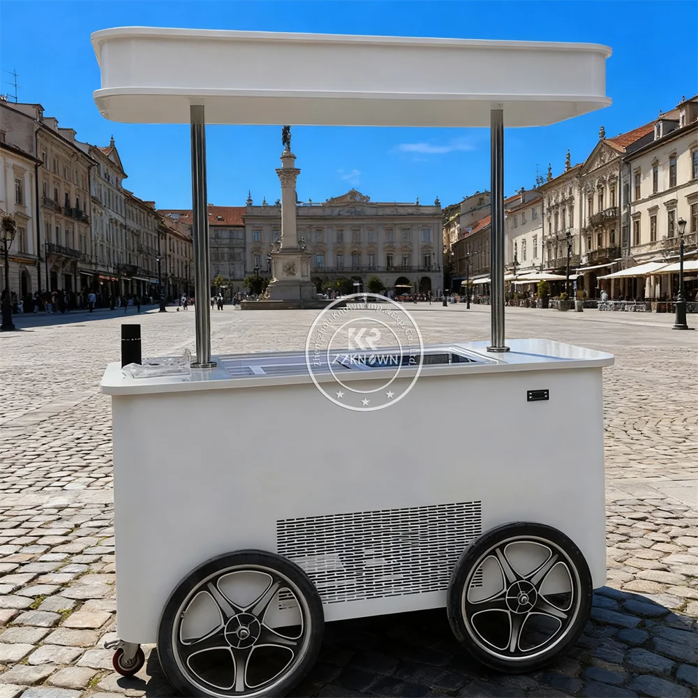 

Hot Selling Mobile Hamburger Van Thailand Sushi Cart Street Concession Ice Cream Tricycle Food Cart