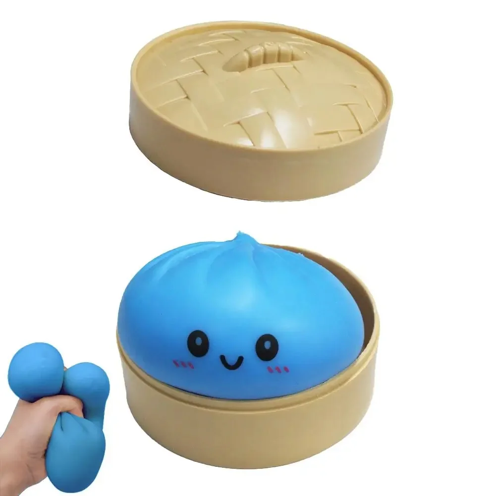 Reuze Jumbo Dumpling Squishy Speelgoed met Stoomfunctie, een anti-stress knijp-speelgoed voor ontspanning en sensorische spelletjes