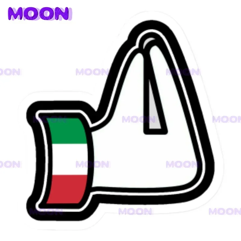 

Забавные итальянские наклейки с жестами для украшения дома, украшения автомобиля, атмосферного украшения, экологически чистый ПВХ