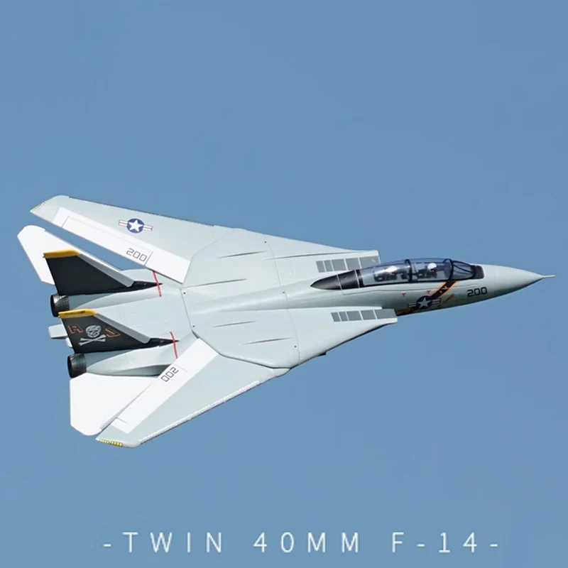 XFly Double 40mm F-14 Tomcat Double Engine Channel Fighter Electric Model Airplane Fixed Wing Adult Outdoor Model Airplane Toy