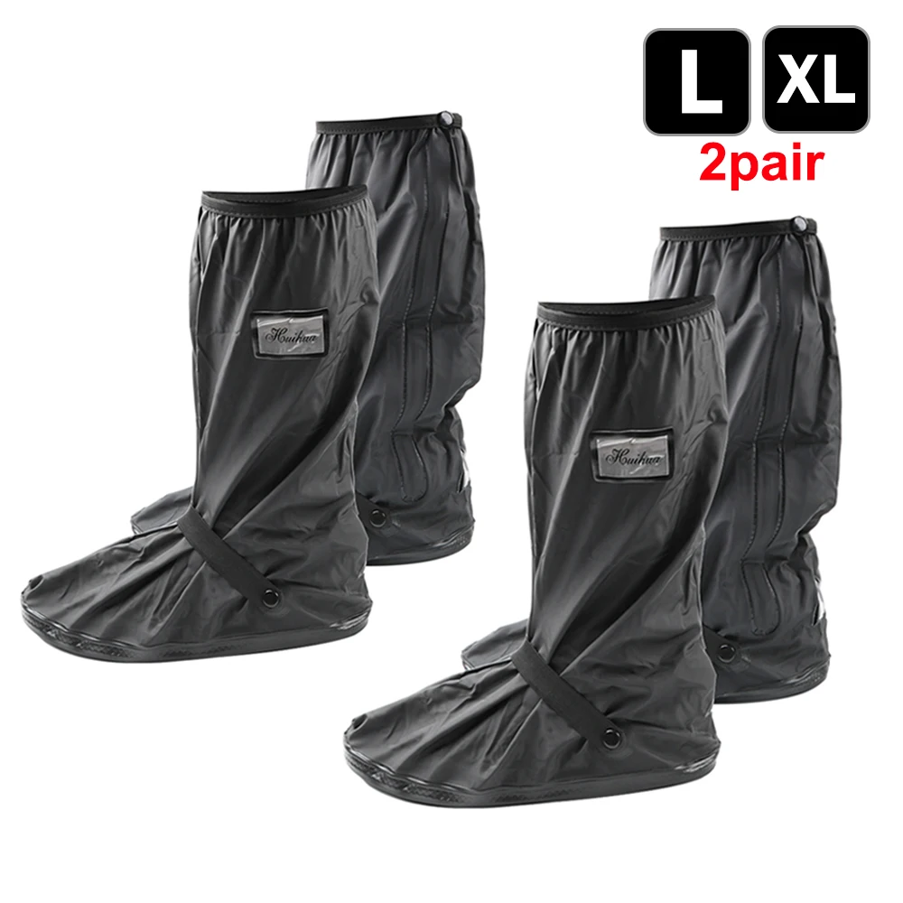 Wiederverwendbare Motorrad-Roller-Dirt-Bike-Regenschuh-Abdeckung, rutschfeste Stiefelüberzüge, Unisex-Fahrradschuh-Schutz für regnerischen, verschneite Tage