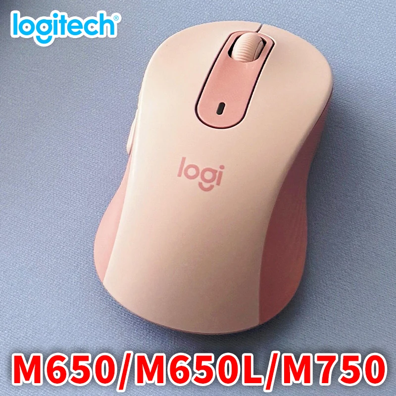 لوجيتك الرائد الرسمي M750/M650/M650L ماوس لاسلكي مع بلوتوث للاستخدام المكتبي المنزلي وأجهزة الكمبيوتر المحمولة وأجهزة الكمبيوتر المكتبية.