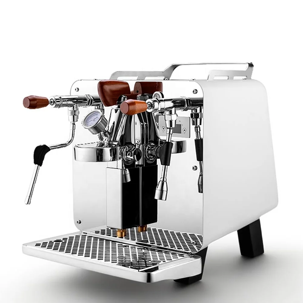 

Vibrating Pump Pre-soaking System Full Stainless Steel Mirror Body Electric Semi Automatic Espresso Coffee Machine