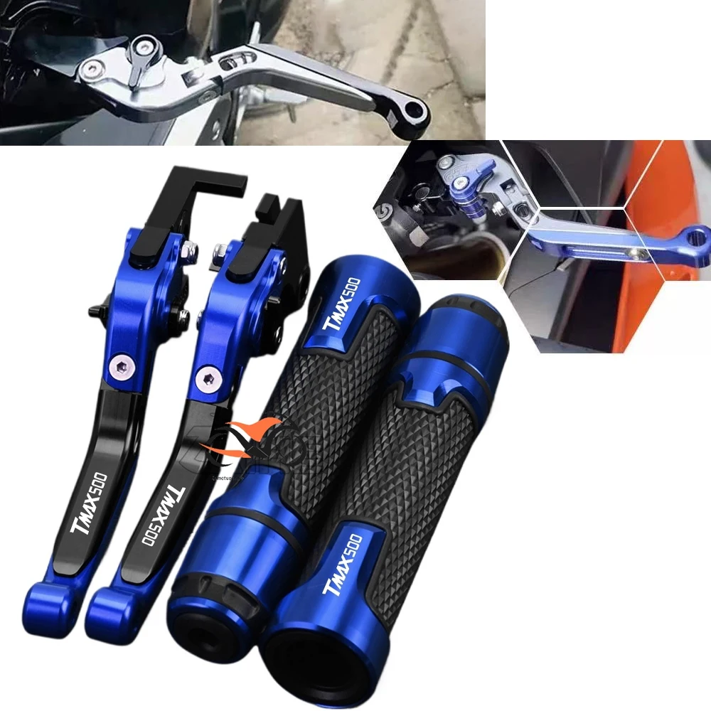 

For Yamaha TMAX500 TMAX-500 2001- 2007 2008-2018 2001-2018 2017 2016 2006 2004 Handle Grips Motorcycle Brake Clutch Lever