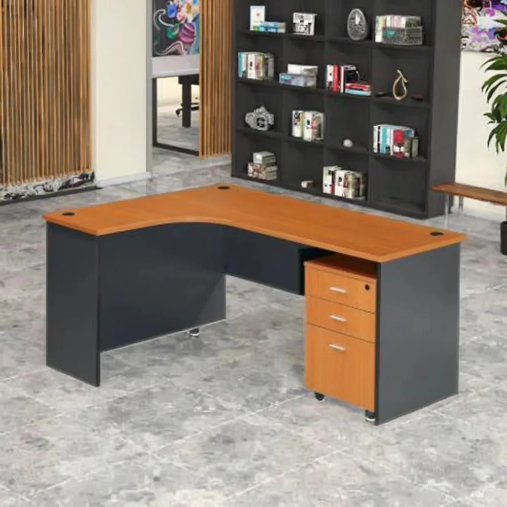 Wooden Computer Table, Modern Design Office Desk for School, Home Office, Student Bedroom, Study Writing Desk