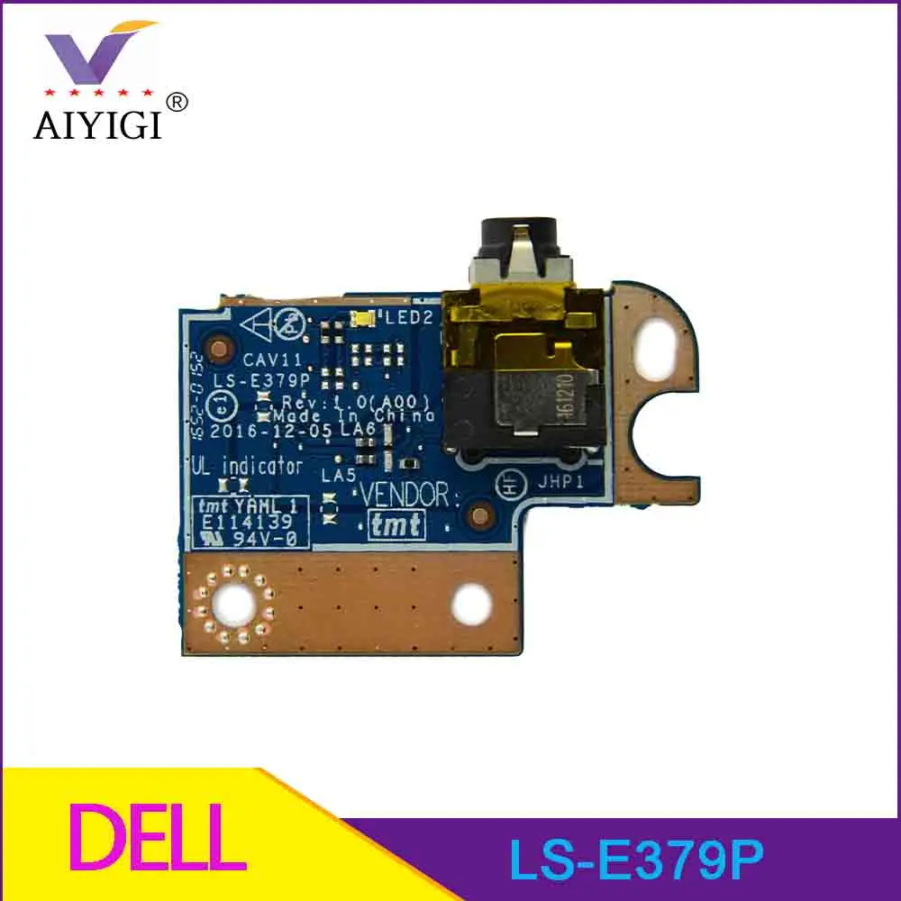 Original For Dell Chromebook 11 3180 Audio Jack Port Board LS-E379P 07YYXC