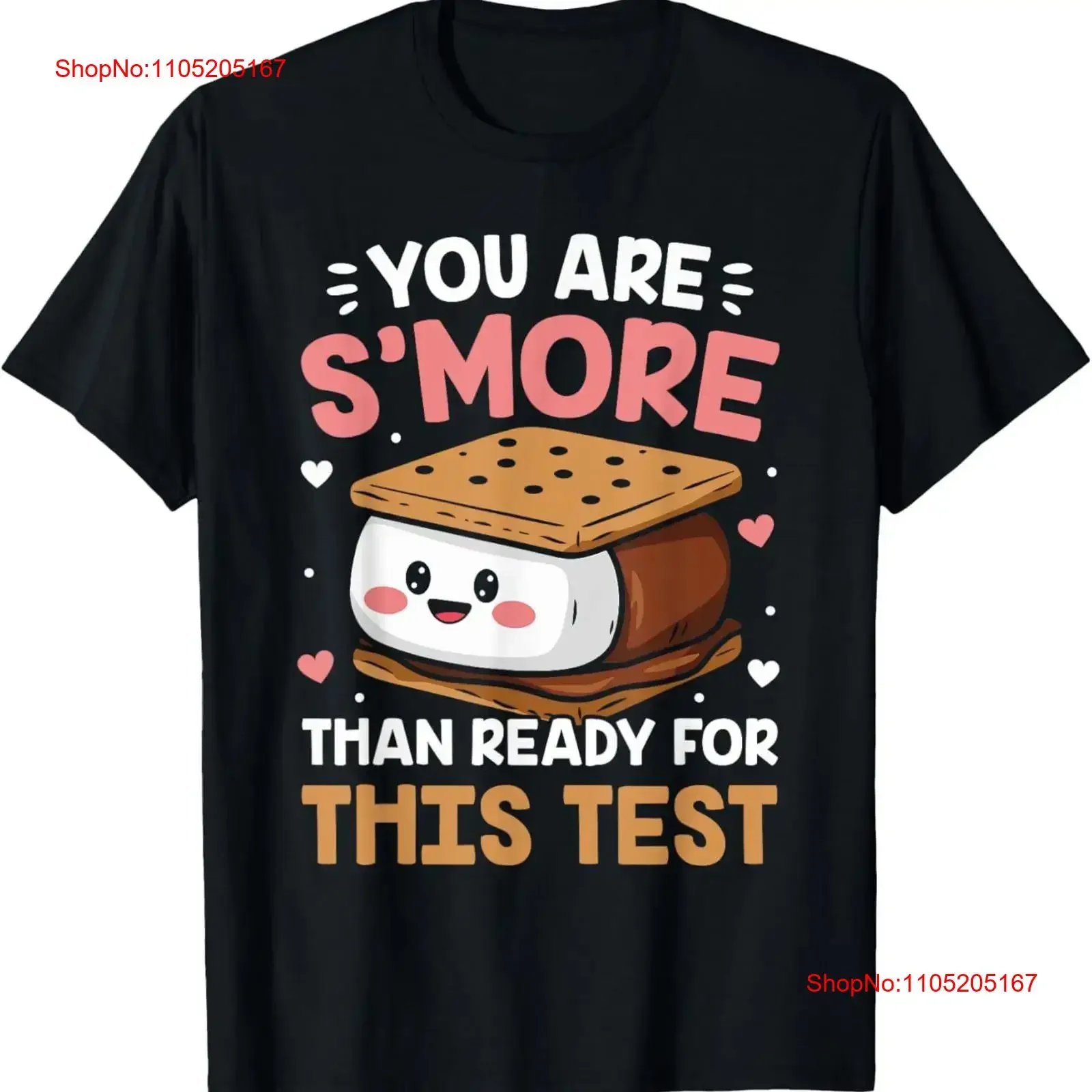 You Are S'more Than Ready For This Test Day Teacher T Shirt vintage Washed Comfortable Top For Everyday Wear designer clothes