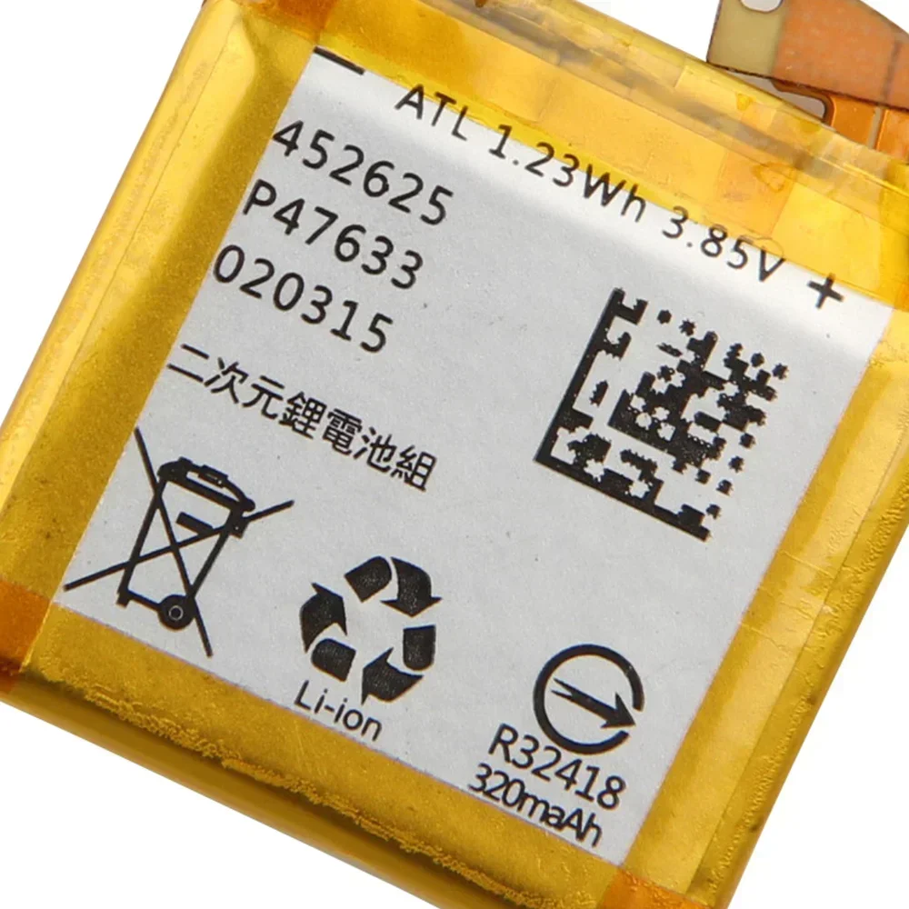 بطارية بديلة C11N1609 لبطاريات ASUS Zenwatch 3 Zenwatch3 WI503Q مع أدوات 340 مللي أمبير في الساعة