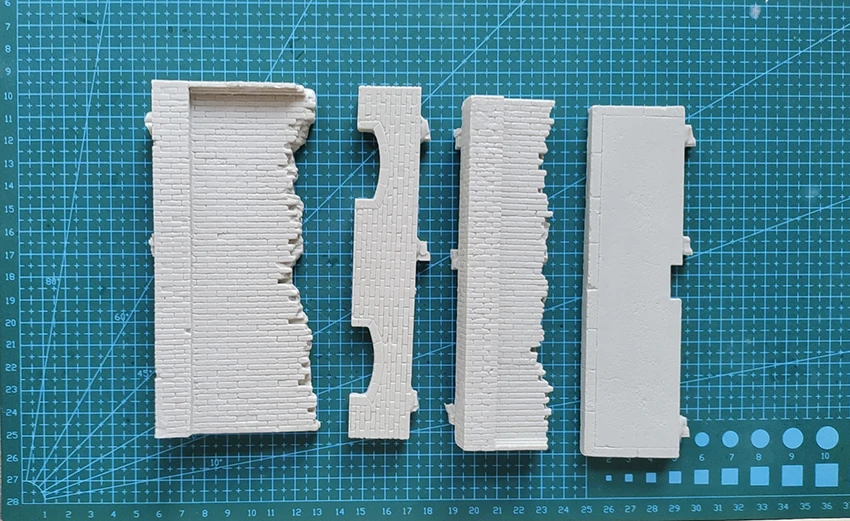 Unassambled   1/35 modern European storehouse ruin Scene accessories   Resin figure miniature model kits Unpainted
