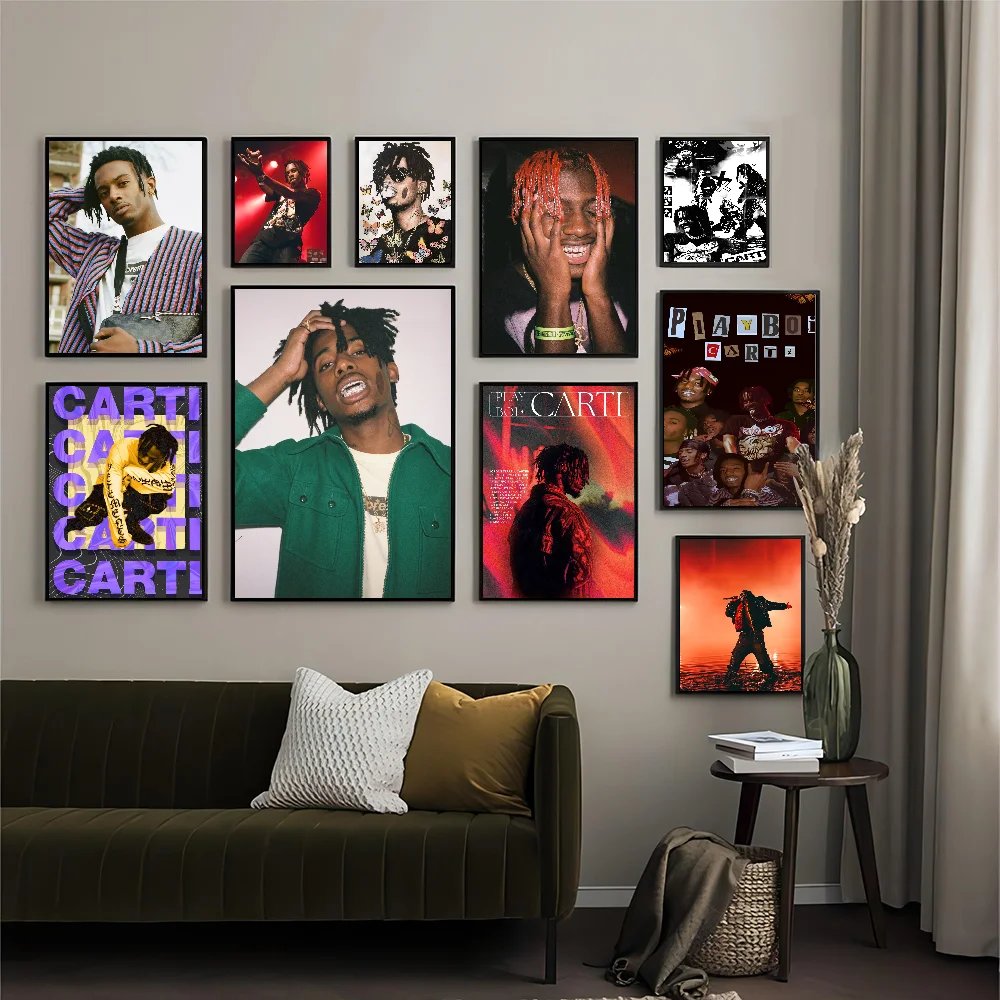 

Fashion Rapper Music Star Playboi Carti Art Whitepaper Poster HD Quality Poster Wall Art Painting Study Room Wall Decor