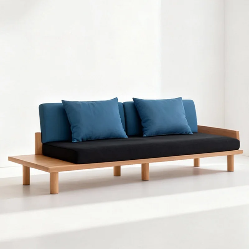 Ins Minimalist Designer Solid Wood Bench New Chinese Entryway Shoe Changing Stool Living Room Sofa Bench Bed End Long Stool