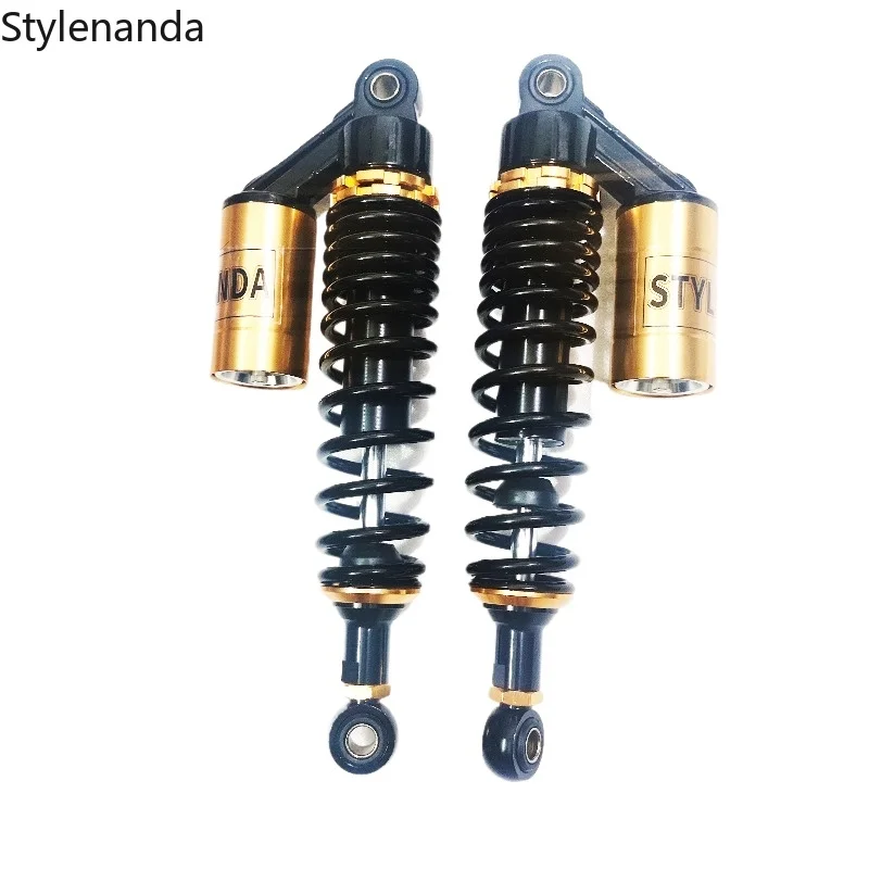 Universal Motorcycle Shock Absorber Rear Suspension 320mm-360mm 7mm Spring Fit Honda Yamaha Suzuki Kawasaki Bikes