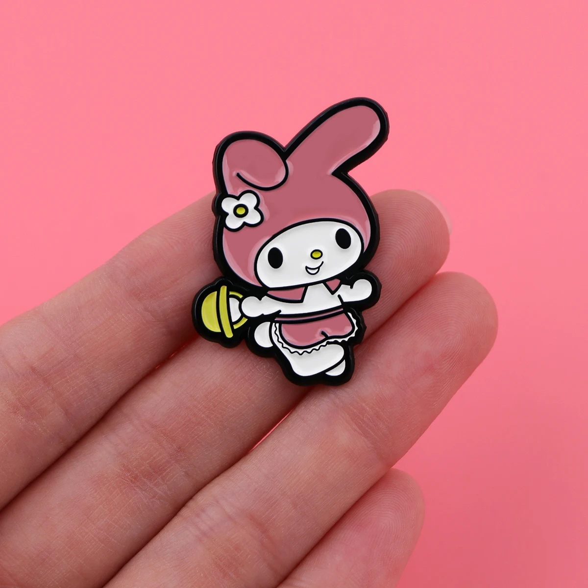 Cute White Dog Enamel Pin Cartoon Brooch Pines Lapel Pins Badge on Backpack Costume Accessories Anime Jewelry Gifts for Friends