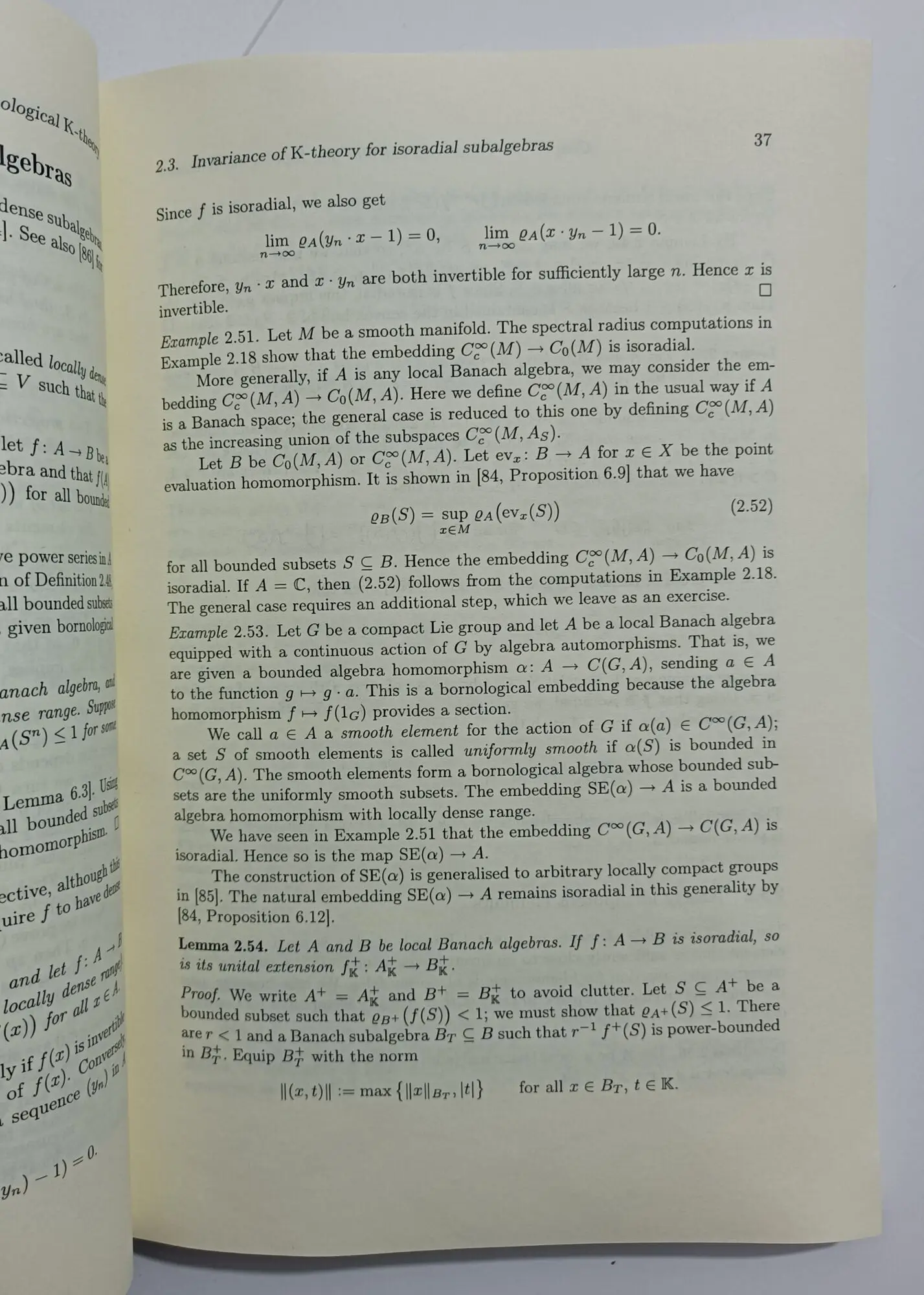 Topologico e Bivariant K-Theory