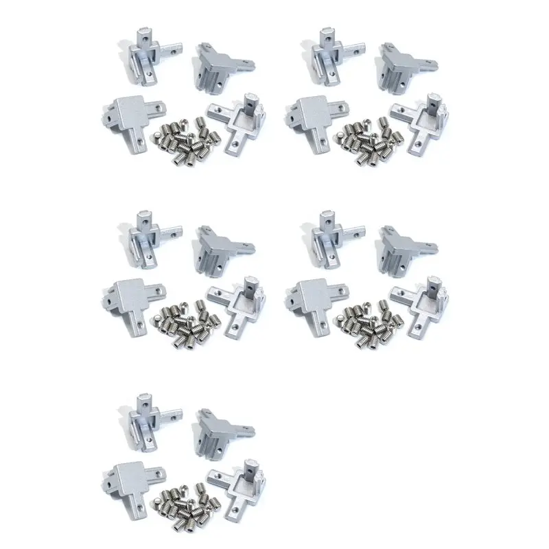 

A59Z-20Pc 2020 Серия: Угловой соединитель 3-в-1 для европейского стандартного Т-образного паза 6 мм, для алюминиевого профиля 20x20 мм