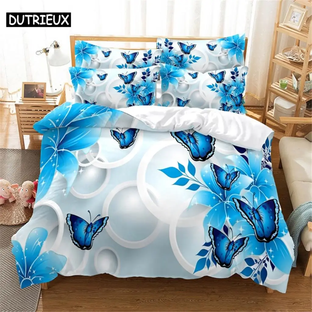 

Butterfly Bedding Set Duvet Cover Set 3d Bedding Digital Printing Bed Linen Queen Size Bedding Set Fashion Design