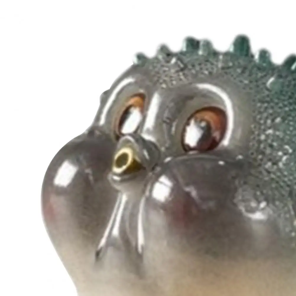 Pufferfish Incense Holder Pufferfish Resin Incense Stick Holder Globefish Tea Pet Figurine Decorative Incense Burner for Home