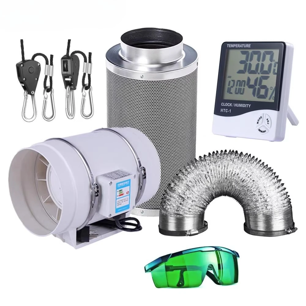 

Ventilation activated carbon air filter Ventilation aluminum tube is used for ventilation and air purification to speed up indoo