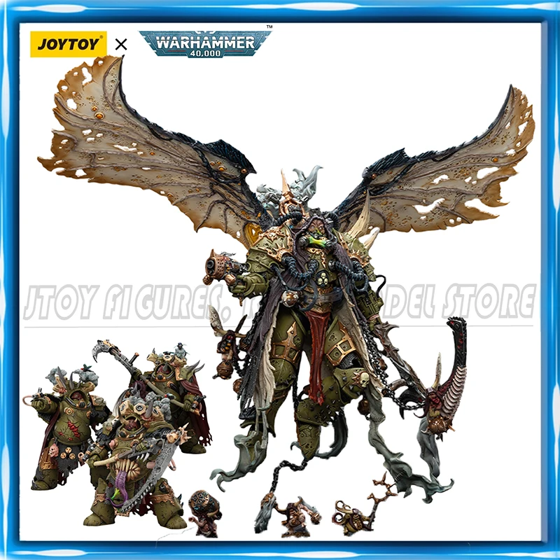 [Pré-encomenda] JOYTOY Warhammer 40K 1/18 Action Figure Mortarion Daemon Primarch of Nurgle Death Guard Deathshroud Terminator Toys