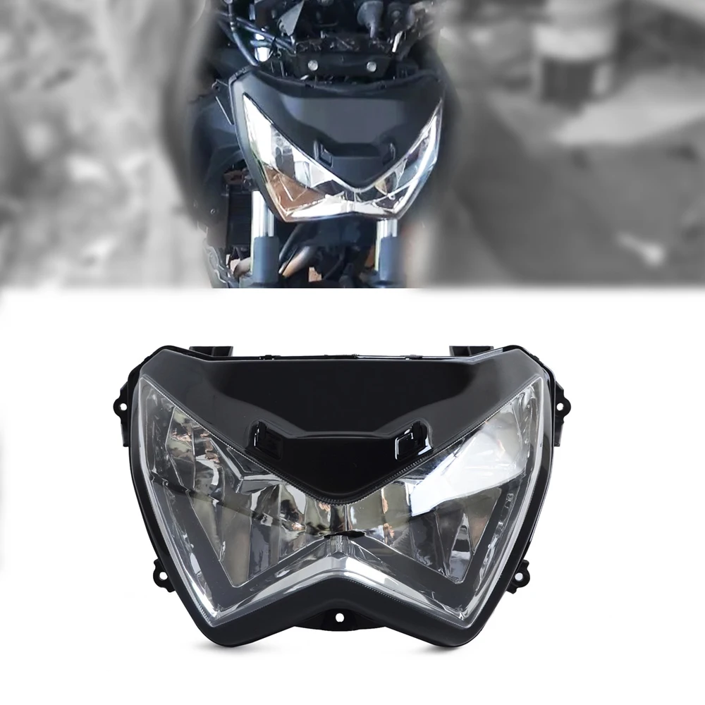 NICECNC For Kawasaki Headlamp Motorcycle Headlight Assembly Head Lamp Light For Kawasaki Z 250 300 800 2015 2016 Z250 Z350 Z800