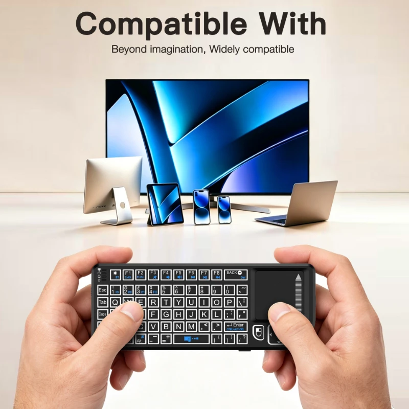 Mini Keyboard Multifunction Wireless Bluetooth Keyboard Touchpad Keyboard Mouse Integrated Suit Mobile Phone Portable Keypad
