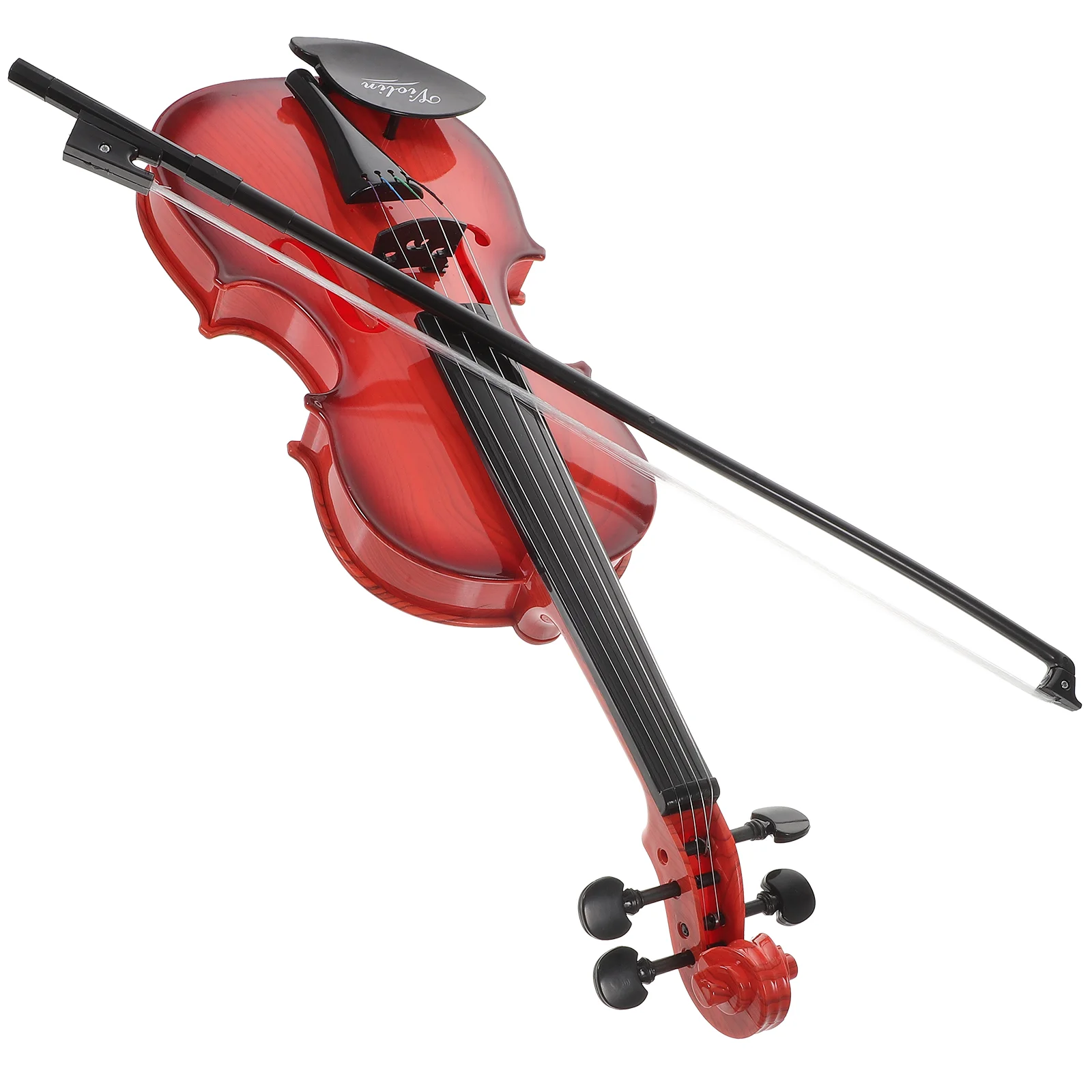 Violon en plastique marron clair pour enfants, jouet intérieur pour maire, instruments de musique