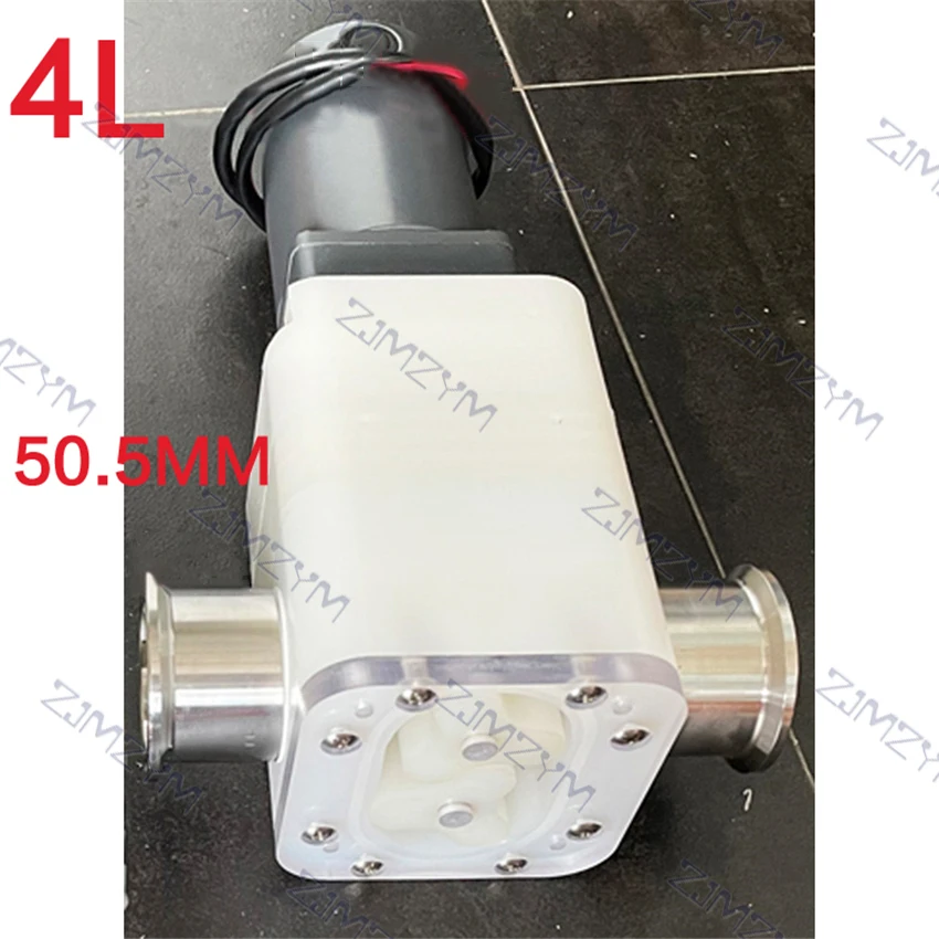 Gear Pump Three-Blade Pump High Viscosity Fluid Delivery Rotor Pump 4L/min Applicable for Honey And Sauces with 12V 5A Motor