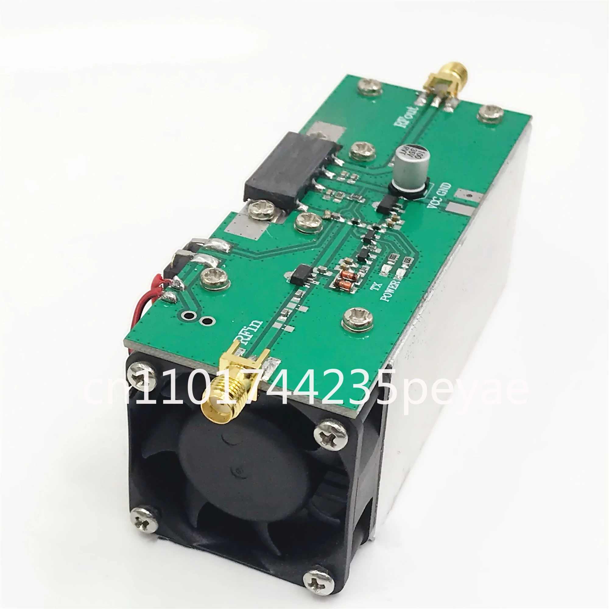 433MHZ 350-480MHZ 13W UHF RF for Radio Power Amplifier AMP DMR + heatsink